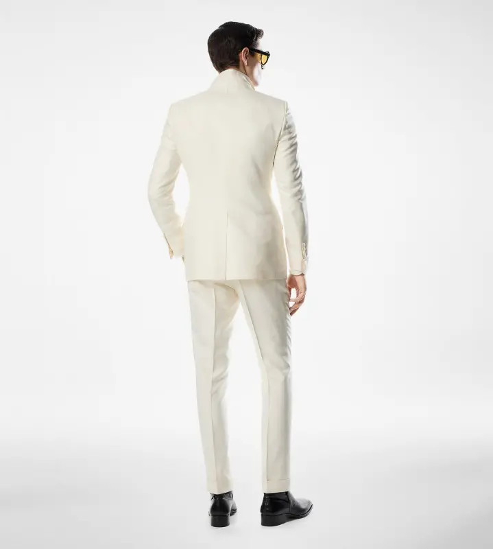 SILK CANVAS DYLLAN JACKET CHALK online